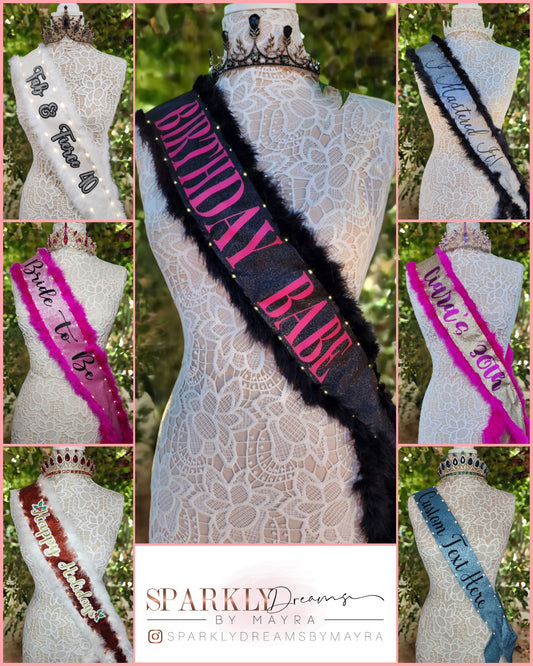 Bridal Sashes – Sparkly Dreams by Mayra