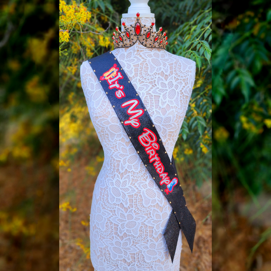 Cruel Diva Light Up Birthday Sash | Light Up Birthday Celebration LED Party Accessory